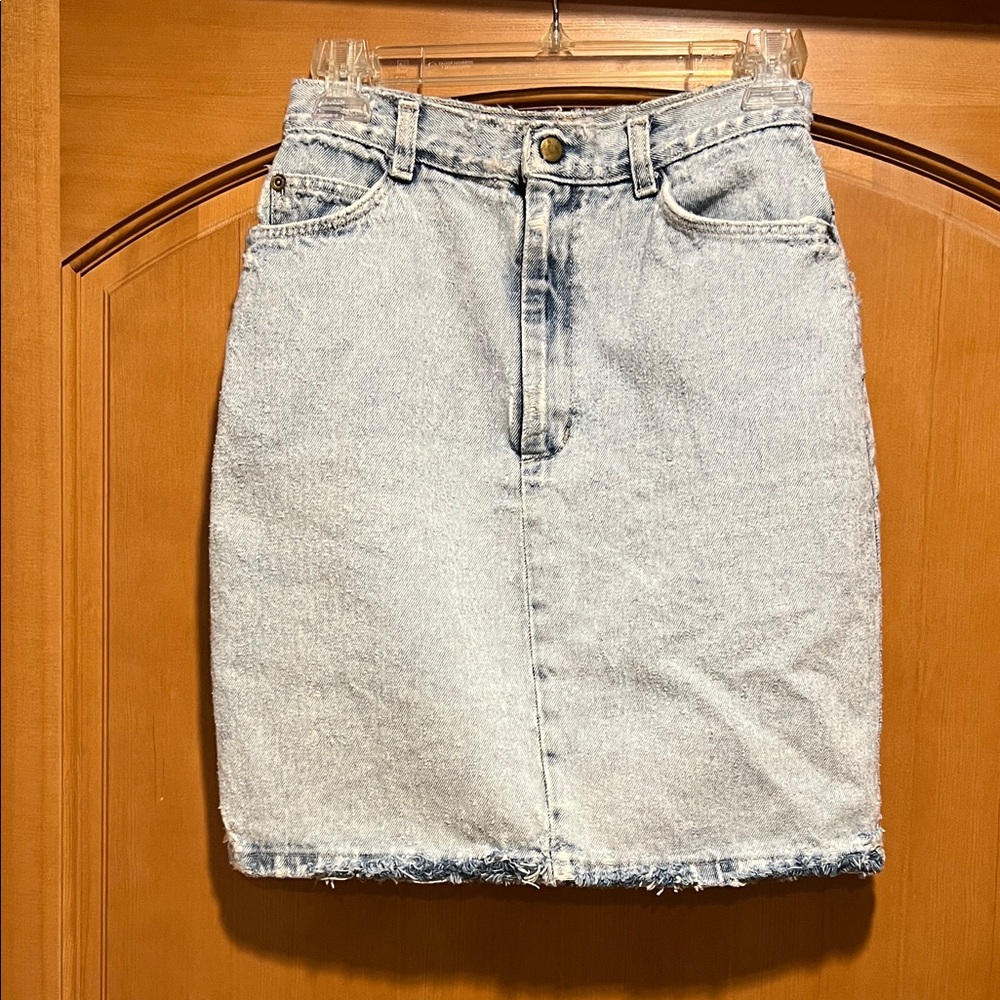 Vintage Denim Blue Women's Skirt